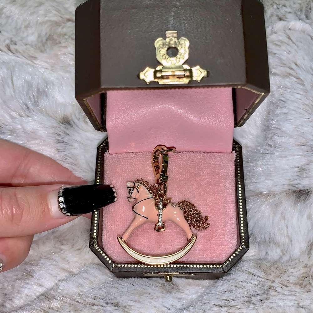 Juicy Couture Horse necklace charm!